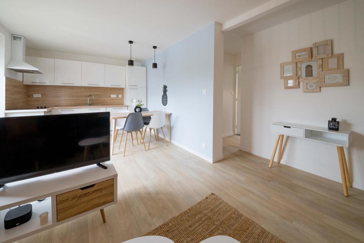 Appartement 3 Chambres - Parking - Wifi - Buanderie - Jardin Brest Exteriör bild